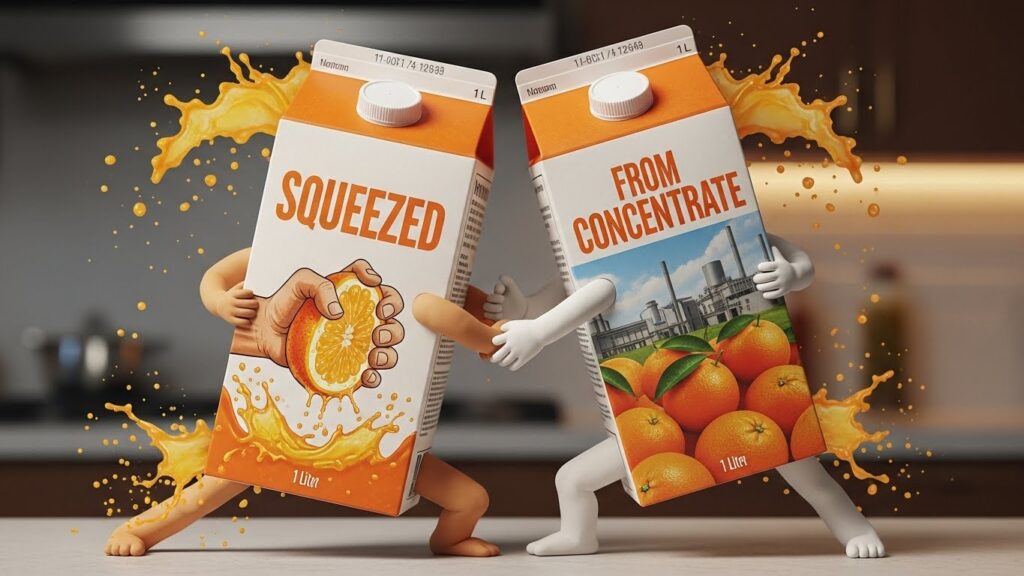 Squeezed vs. From Concentrate